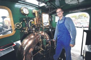 Steaming towards his rail ticket | The Gisborne Herald